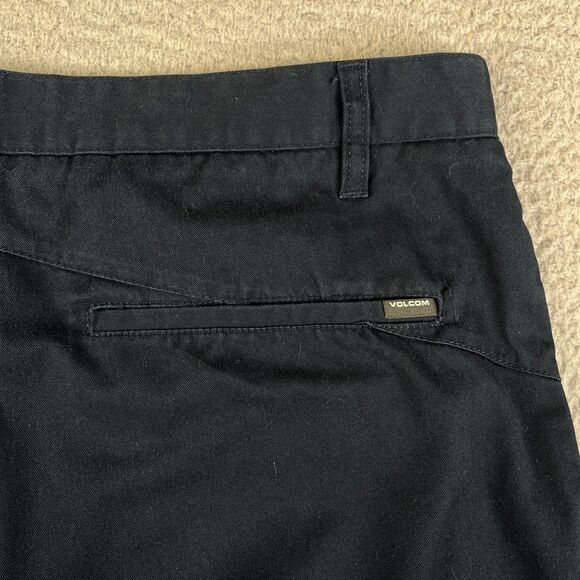Volcom Chino Pants Mens 36x31 Blue Cotton Blend Straight Leg Skate Surf Casual - Picture 3 of 11